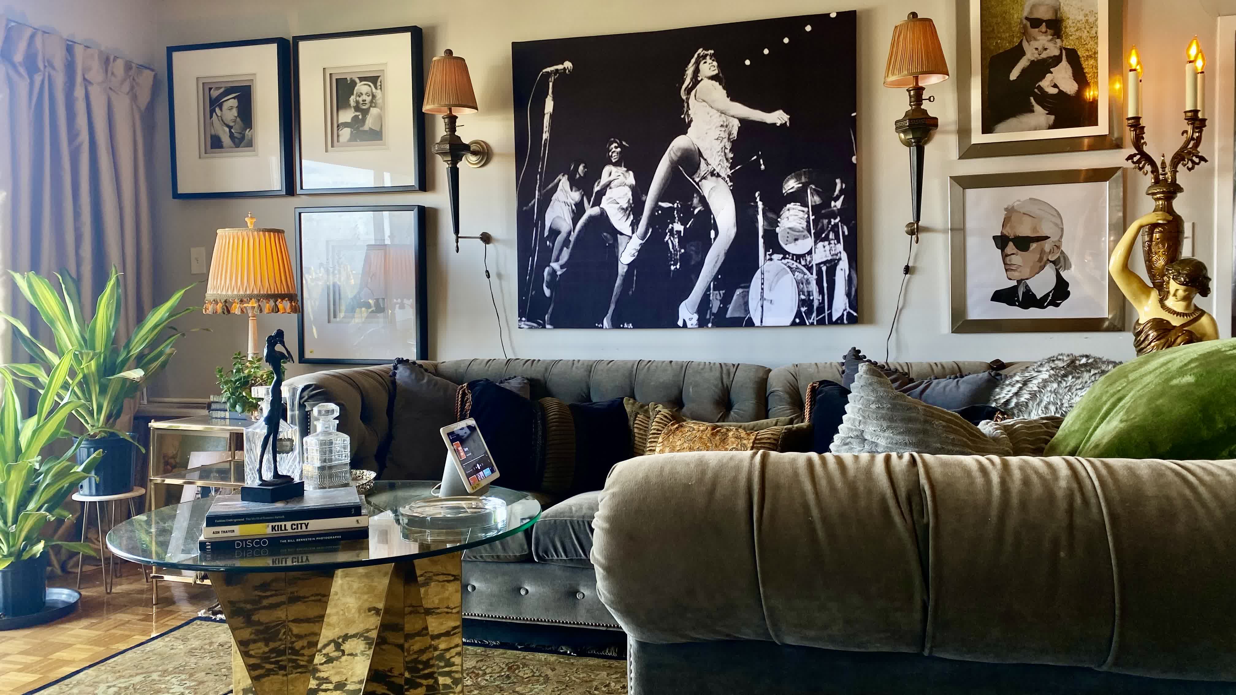 Central Gardens Evening Salon: Tina Turner Fabric Art, Karl Lagerfeld Art & Art Monographs