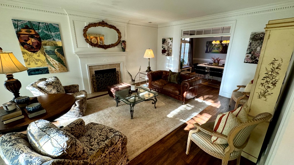 Southwind Living Room After: Architectural Paint & Grounded Sourcing