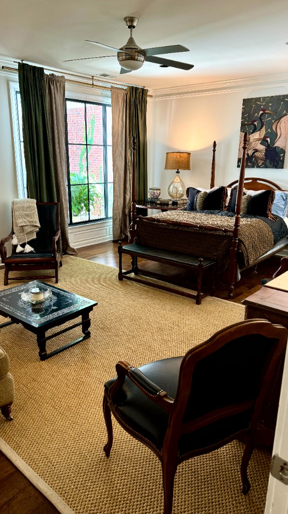 Southwind Primary Master Suite with Four-Poster Bed & Courtyard Window