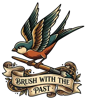 Brush with the past swallow mascot