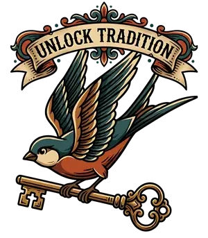 Unlock tradition swallow mascot