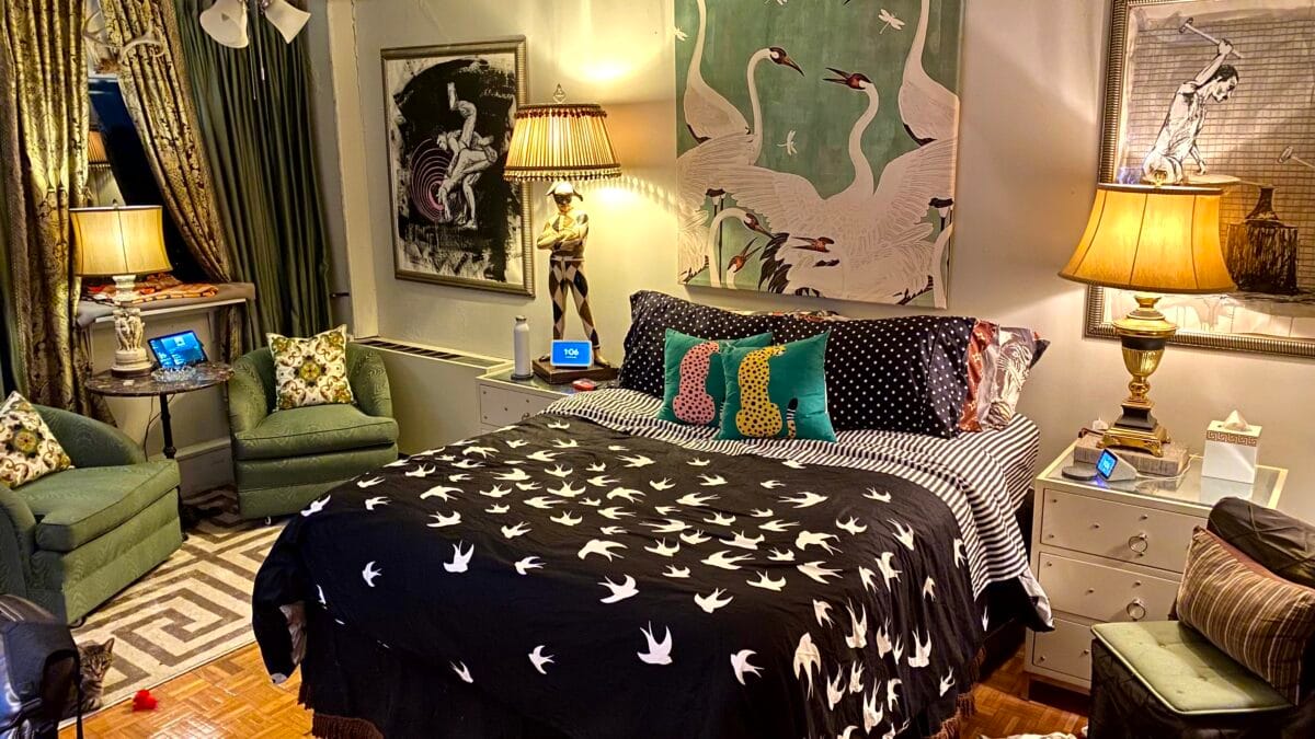Elegant penthouse bedroom highlighting professional interior design Central Gardens Memphis services.