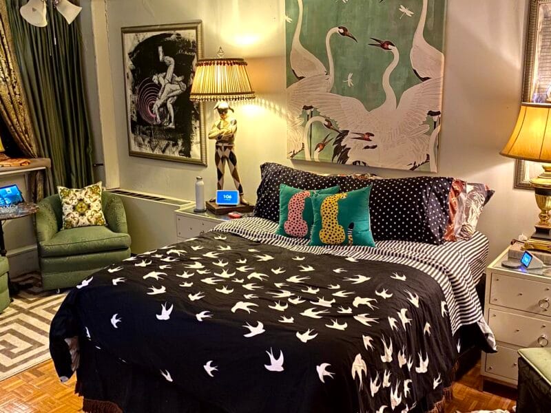 Elegant penthouse bedroom highlighting professional interior design Central Gardens Memphis services.