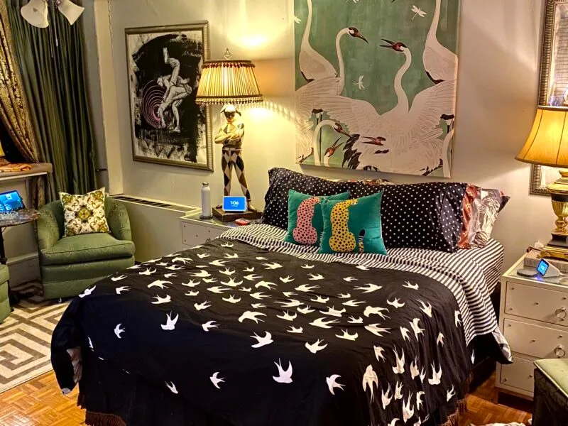 Elegant penthouse bedroom highlighting professional interior design Central Gardens Memphis services.