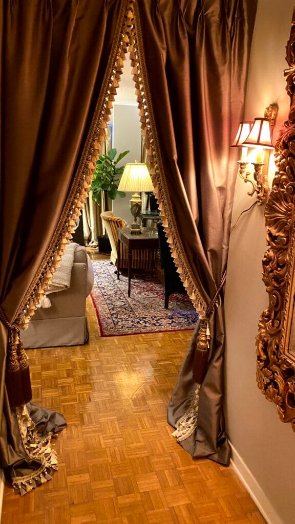 Central Gardens Penthouse Interior Design | Memphis Designer 2 Historic penthouse entryway featuring luxury interior design Central Gardens Memphis styling by Home Revival.